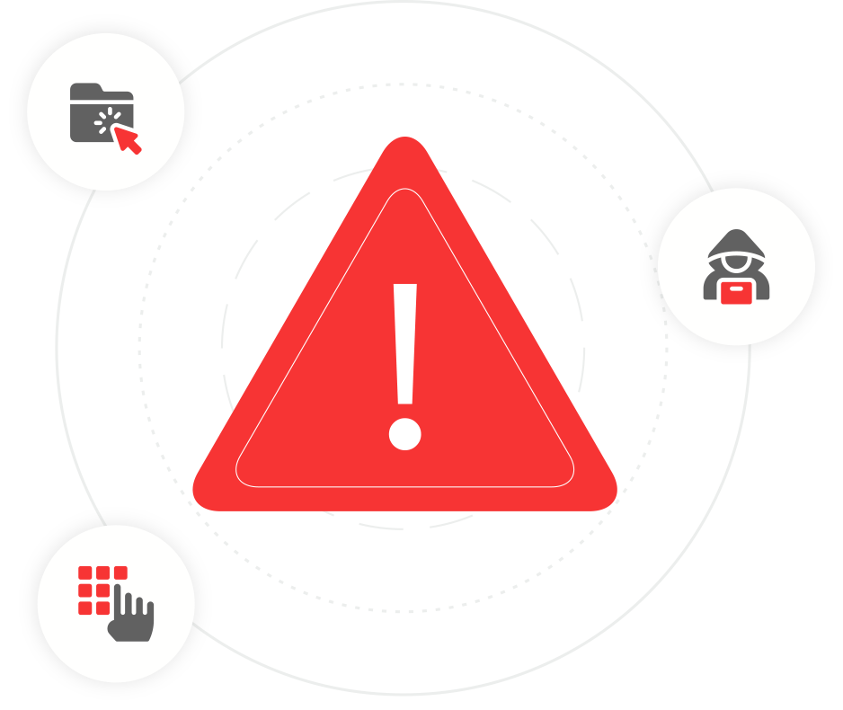 Ransomware threat illustration